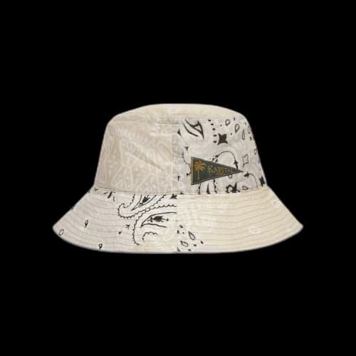 Kapital Bandana Patchwork Bucket Hat 'White'