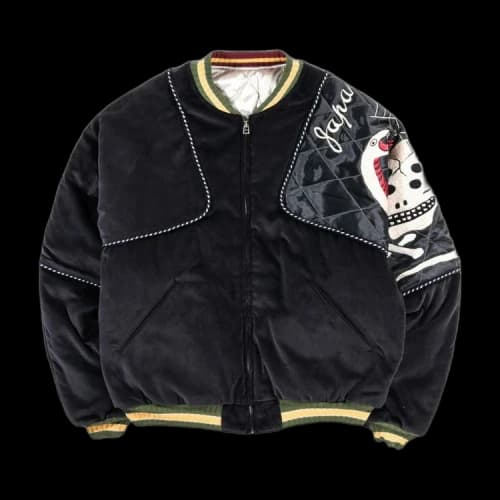 Kapital Sulfer Dyed Velvet Sham Jacket 'Black'