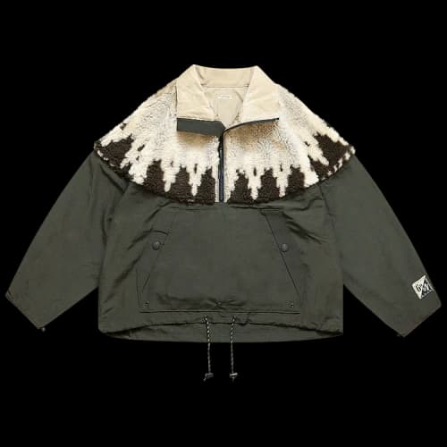 Kapital 60/40 Cloth x BOA Fleece Nordic Anorak 'Brown'
