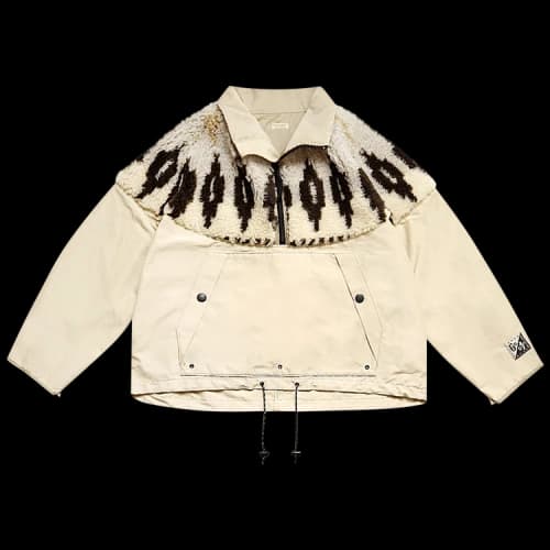 Kapital 60/40 Cloth x BOA Fleece Nordic Anorak 'Ecru'