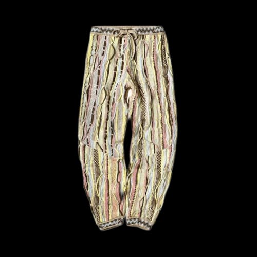 Kapital Knit Gaudy Sweatpants 'Yellow'