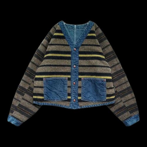Kapital Denim Rainbowy Lining Railroad Jacket 'Indigo'