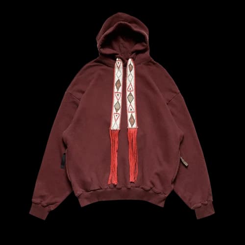 Kapital Knit Maldives Big Parka 'Burgundy'