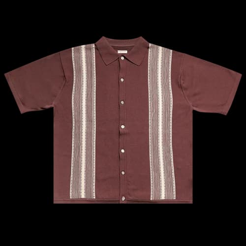 Kapital Tennessee Aloha Polo 'Burgundy'