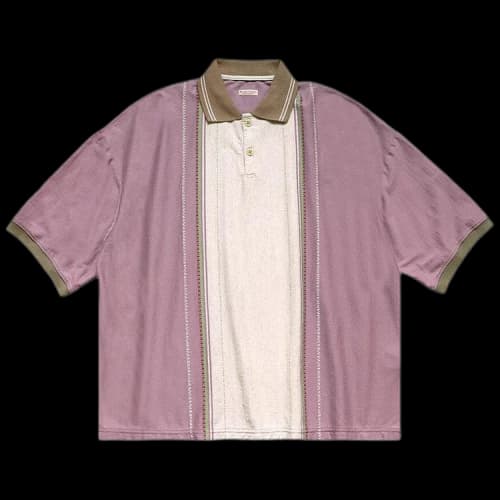 Kapital Tequila Jacquard Jersey Box Polo 'Purple'