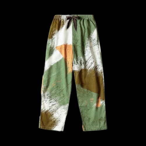 Kapital Combed Burberry Brush Camo Easy Pants 'White'