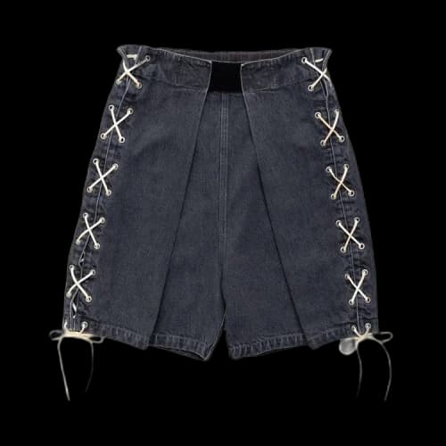 Kapital Denim Easy Ranch Go Shorts 'Black'