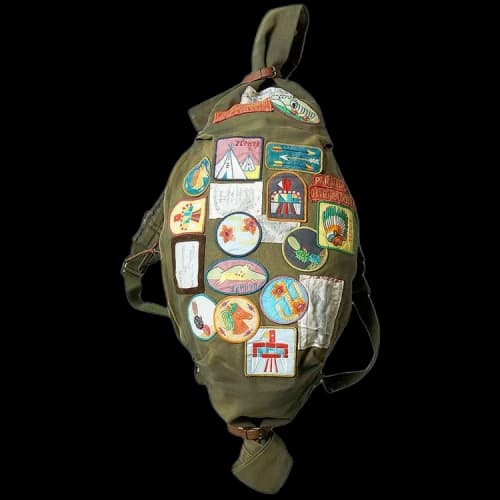 Kapital 8 Canvas Kountry Snufkin Bag 'Khaki'