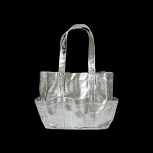 Kapital Foil Canvas Brick Tool Bag 'Silver'