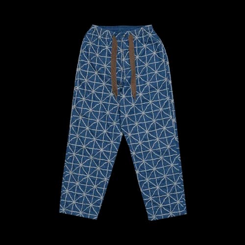 Kapital Denim Folk Dojo With Knee Easy Baggy Pants 'Midtone'