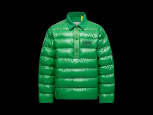Moncler x A$AP Rocky Vardar Down Polo Shirt Jacket Black