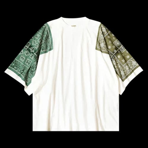 Kapital Jersey Bandanna Huge T-Shirt (Cookie) 'Khaki'