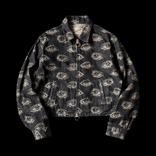 Kapital Speakeasy Denim Drizzler Jacket 'Black'
