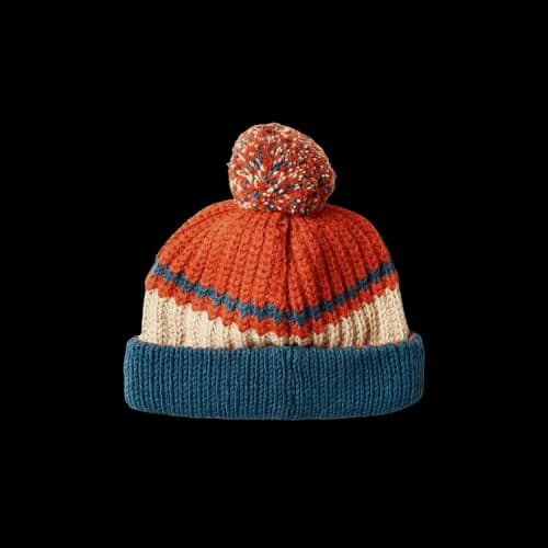 Kapital 3G Wool Cable Knit Cap 'Orange'