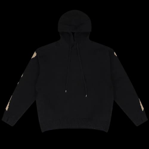Kapital Wool Bone Hooded Sweater 'Black'
