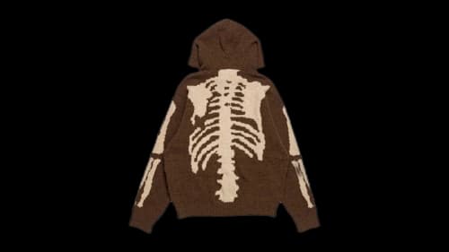 Kapital 5G Wool Bone Hood Sweater Brown