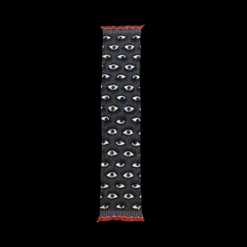 Kapital Fulling Wool Happy Speakeasy Scarf 'Charcoal'