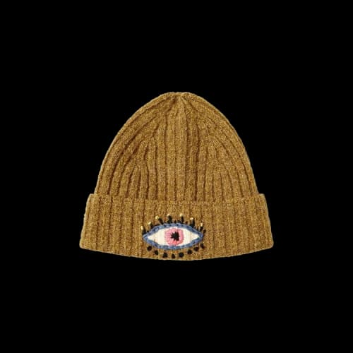 Kapital 5G Wool Knit Speakeasy Cap 'Gold'