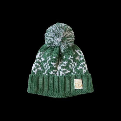Kapital 3G Wool Snow Knit Cap 'Green'