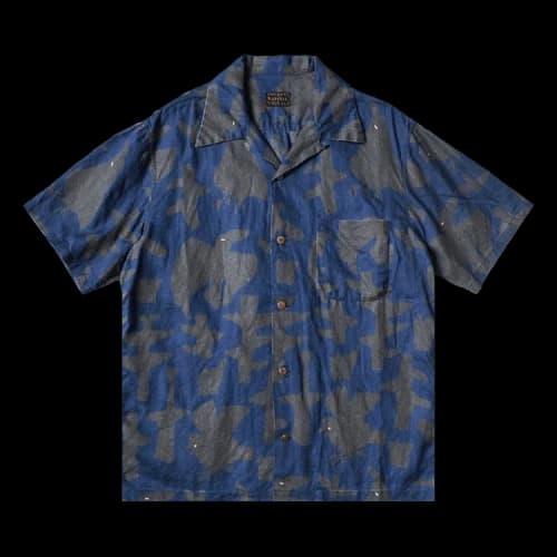Kapital French Cloth Linen Guiding Light Raven-Dye Aloha 'Indigo'
