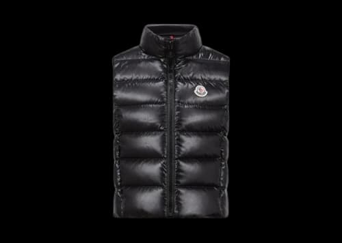 Moncler Ghany Down Vest Black
