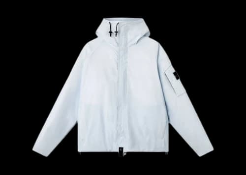 Stone Island Ice Jacket Thermosensitive Hooded Jacket Sky Blue