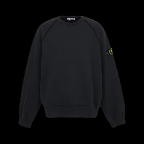 Stone Island Fleece Sweatshirt Black