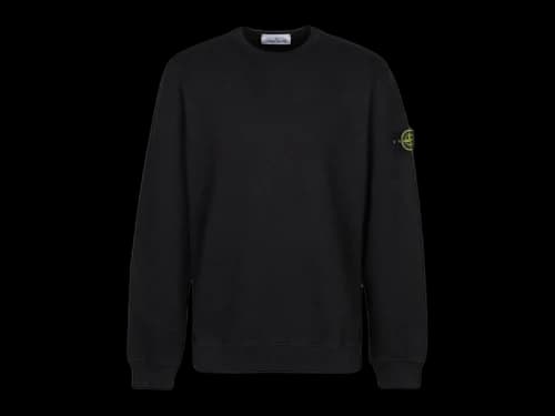 Stone Island Fleece Crewneck Black