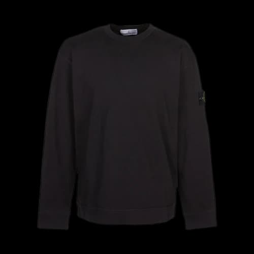 Stone Island Logo Sweatshirt Black