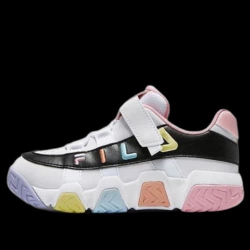 (PS) FILA Low-Top Basketball Shoes 'White Multi'