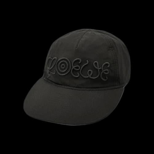 Loewe Nylon Long Visor Cap 'Black'