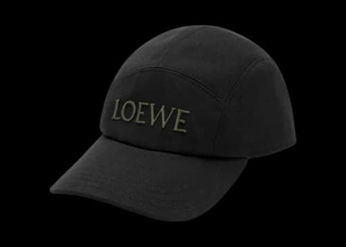 Loewe Cotton Camp Cap Black