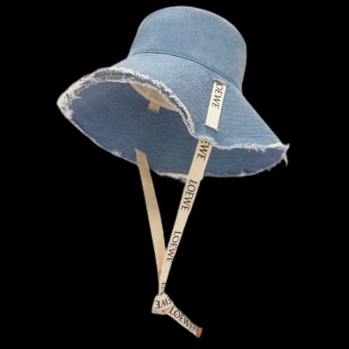 Loewe Fisherman Frayed Hat 'Blue'