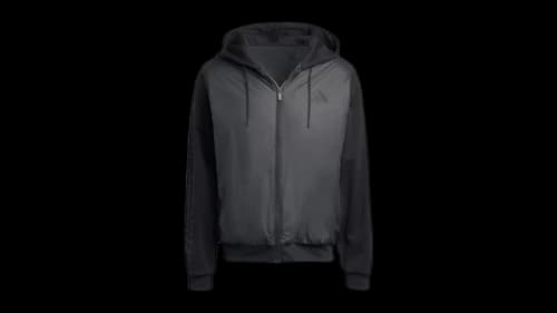 adidas Essentials Climawarm 3-Stripes Insulated Hooded Hybrid Jacket Black