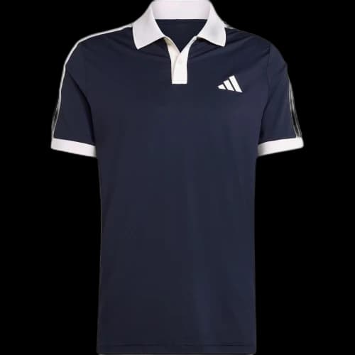 Adidas Tennis Tops Men's Legend Ink/White Polo Collar Moderate