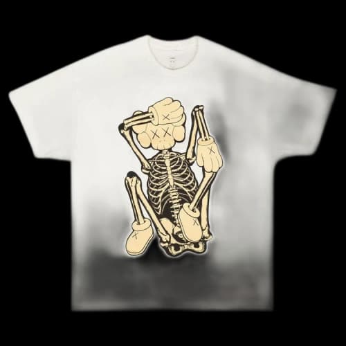 KAWS Skeleton New Fiction Bone T-Shirt 'White'