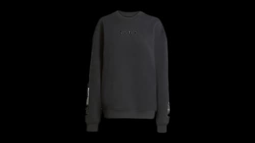 adidas Ten Logo Crew Neck Sweatshirt Black