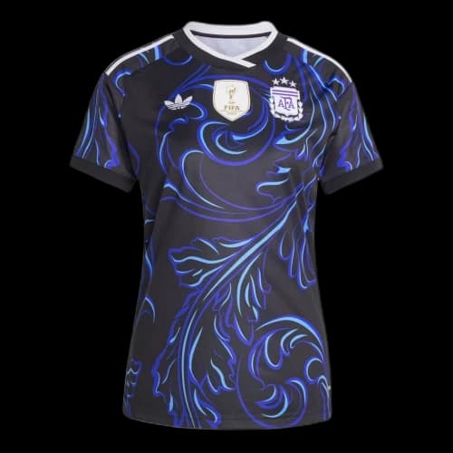 adidas Argentina 2026 Away Jersey 'Black Lucid Blue Blue Burst' (Women's)