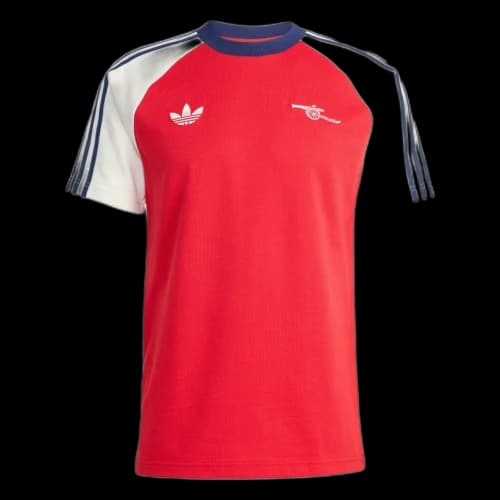 Adidas Originals T Shirts Men's Scarlet/Ecru Crew Neck Moderate