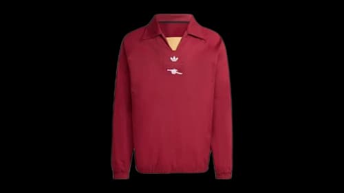 adidas Arsenal Terrace Icons Drill Sweatshirt Team Coll Burgundy