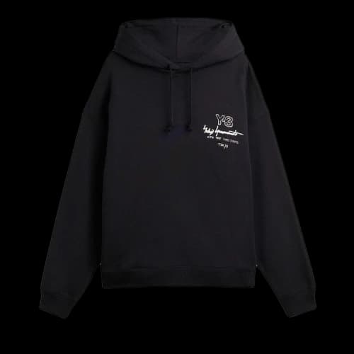 Y-3 Merch Hoodie Black