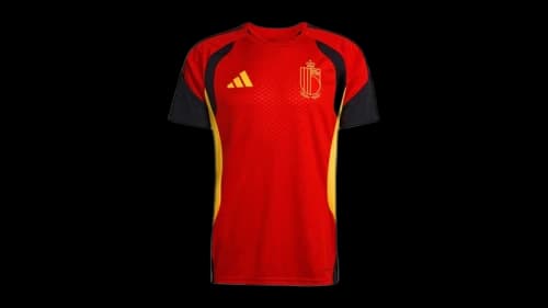 adidas Belgium 2026 Tiro Jersey Red