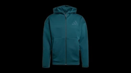 adidas Z.N.E. Full-Zip Hooded Track Jacket Aurora Ivy
