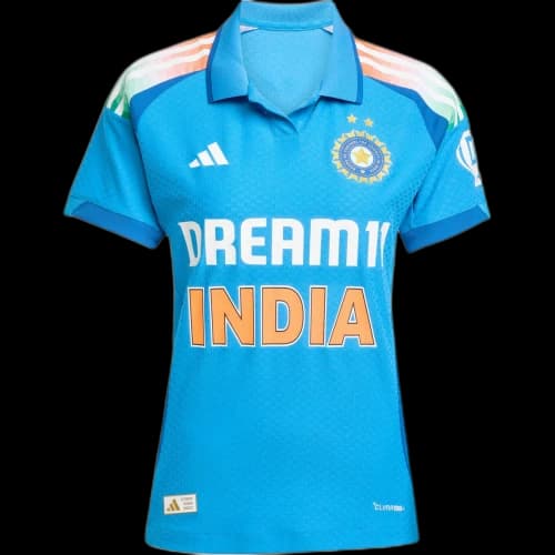Adidas Free Shipping With AdiClub India Cricket One Day International Jersey