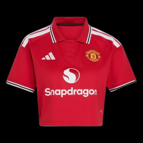 adidas Manchester United 26/27 Home Crop Asia Sizing 'Mufc Red' (Women's)