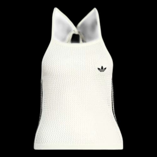 adidas Crochet Top Asia Sizing 'White' (Women's)
