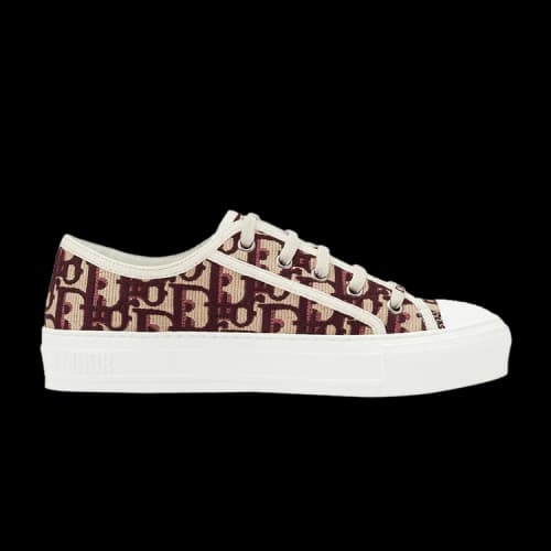 Dior Walk'N'Dior Embroidered Canvas Low 'Deep Amaranth' (Women's)