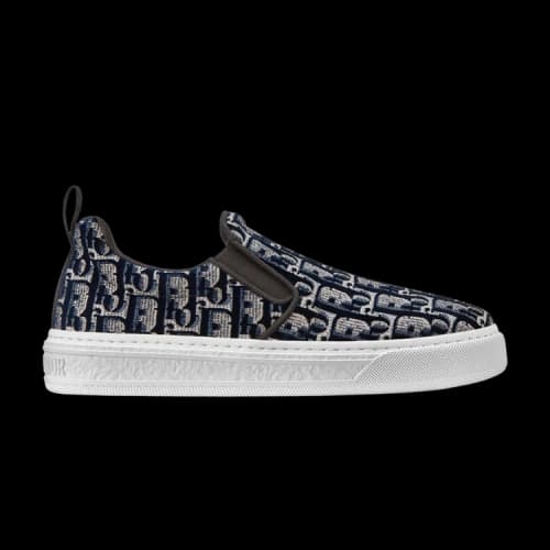 Dior Solar Slip-On 'Dior Oblique - Dark Blue' (Women's)