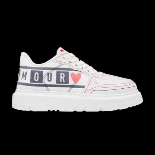 Dior Addict Sneaker 'Dioramour D Chess Heart - White' (Women's)