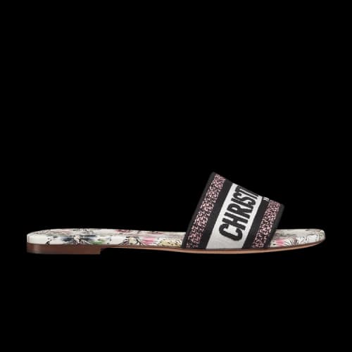 Dior DWay Slide 'Plan de Paris Motif - White Pink' (Women's)